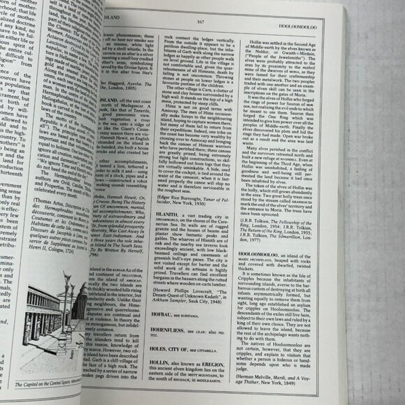 Dictionary of Imaginary Places (Expanded Edition) by Gianni Guadalupi Paperback - Picture 3 of 9